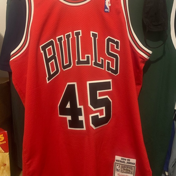 jordan 45 jersey mitchell and ness